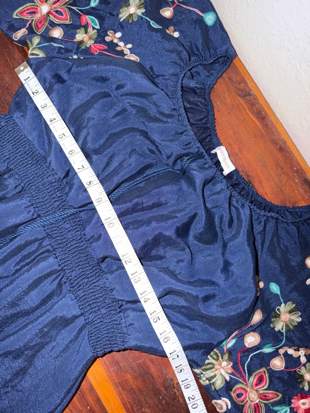 Boho floral embroidered dress - Picture 8 of 8